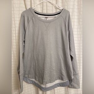 champion duo dry shirt Xl Gray Thumb holes Soft Comfort Athleisure Fall Workout